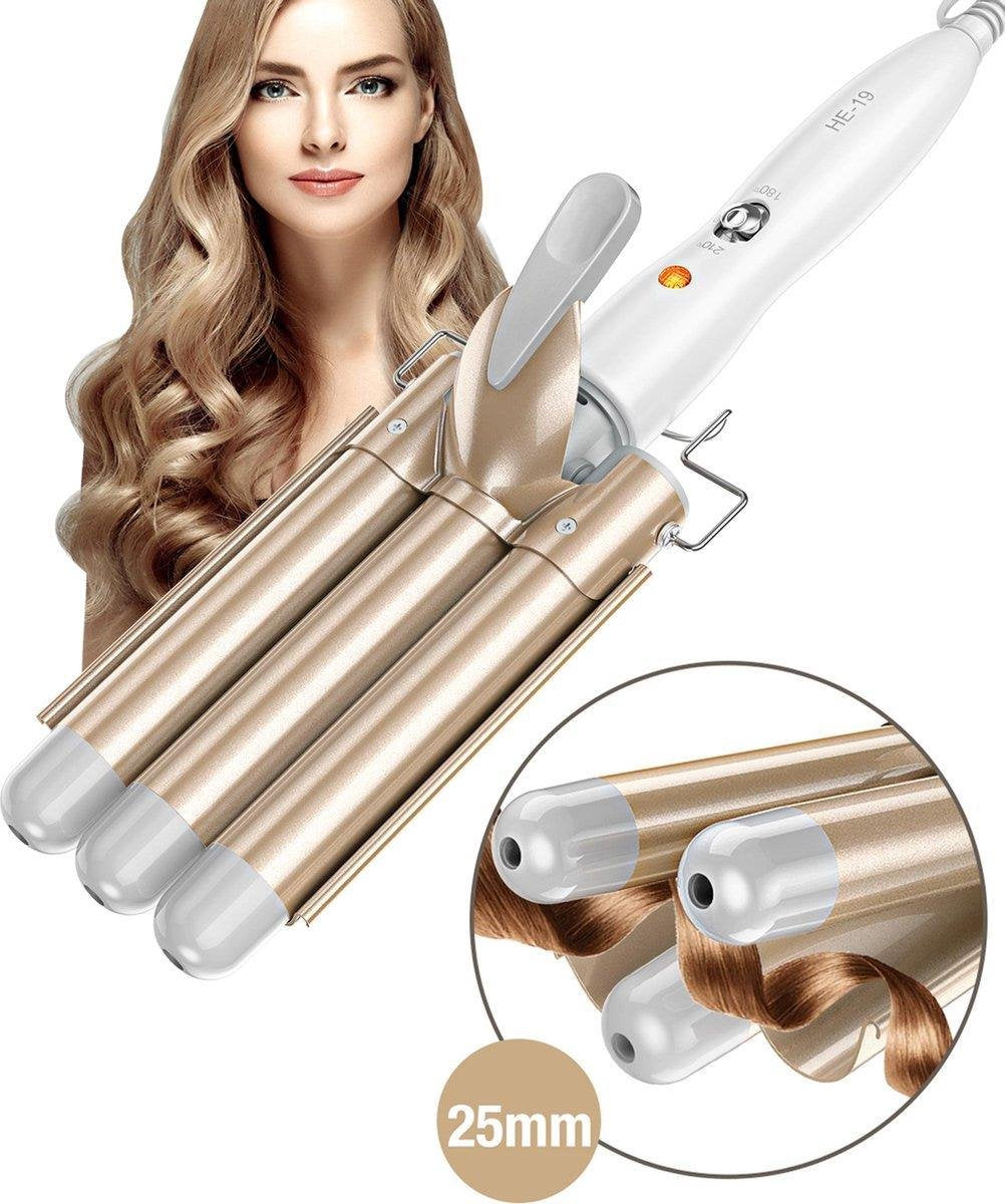 Rock&Rose Wafeltang Haar - Wit / Beige