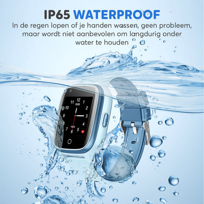 Rock&Rose 4G GPS Horloge Kind - Blauw