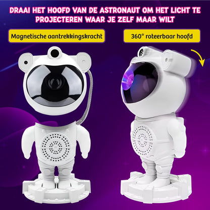 Rock&Rose Astronaut Sterren Projector