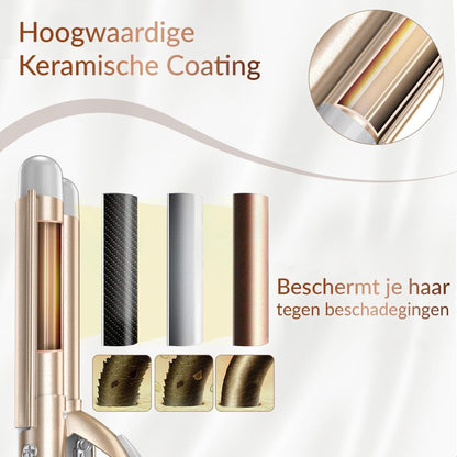 Rock&Rose Wafeltang Haar - Wit / Beige