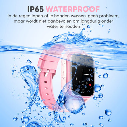 Rock&Rose 4G GPS Horloge Kind - Roze