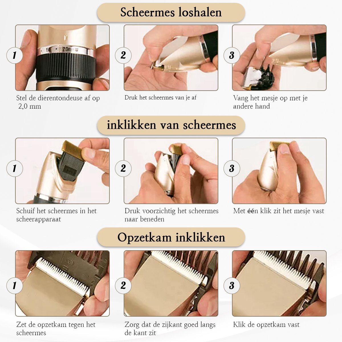 Rock&Rose Hondentondeuse Set