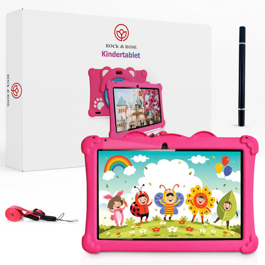 Rock&Rose Tablet Voor Kinderen - 10.1 Inch - Roze