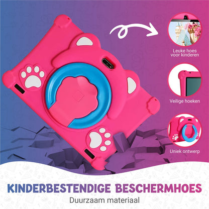 Rock&Rose Tablet Voor Kinderen - 10.1 Inch - Roze