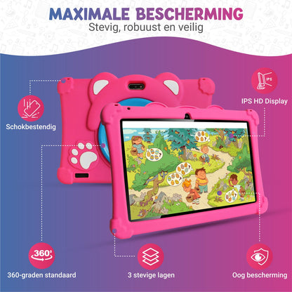 Rock&Rose Tablet Voor Kinderen - 10.1 Inch - Roze
