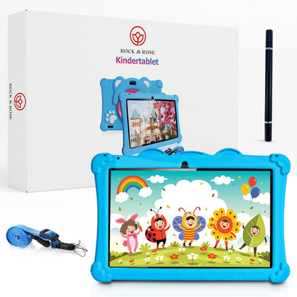 Rock&Rose Tablet Voor Kinderen - 10.1 Inch - Blauw