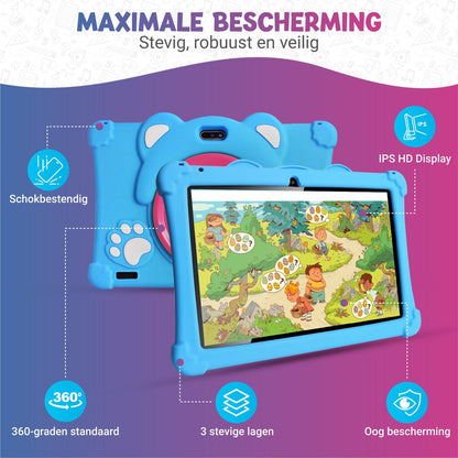 Rock&Rose Tablet Voor Kinderen - 10.1 Inch - Blauw