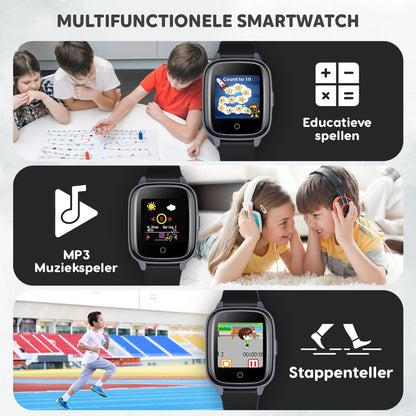 Rock&Rose 4G GPS Horloge Kind - Inclusief Simkaart