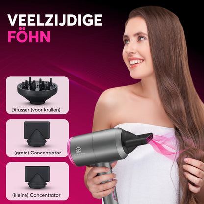 Sèche-cheveux Rock&amp;Rose avec diffuseur