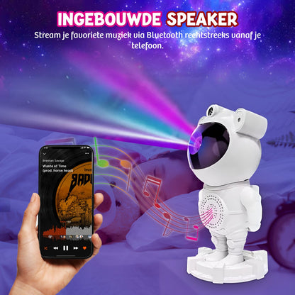 Rock&Rose Astronaut Sterren Projector