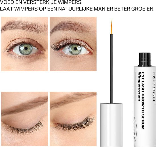 Lash serum before/after 