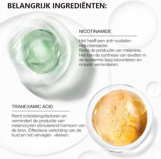 Gezichtsserum ingrediënten
