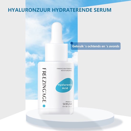 Freezing'Age Hyaluronzuur Serum - Anti-aging Gezichtsserum - Hyaluronic Acid - 30 ml.