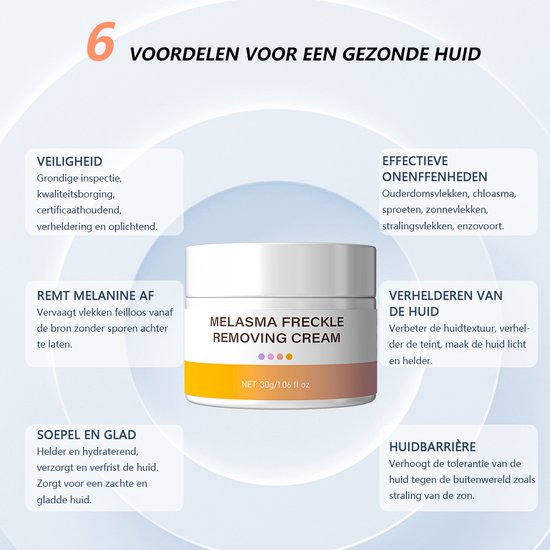 Pigment Creme voordelen