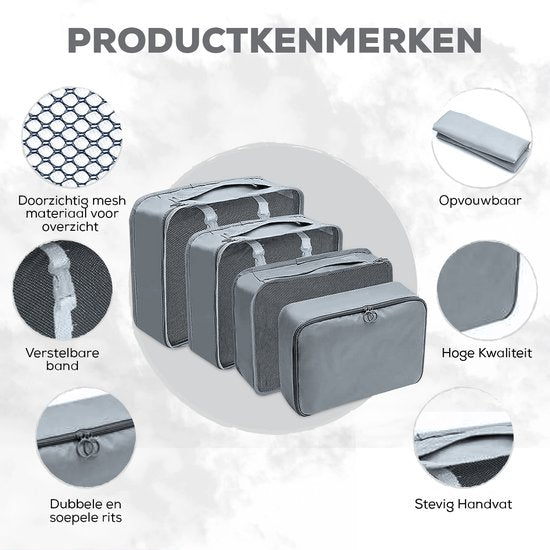 Packing Cubes Compression productkenmerken 