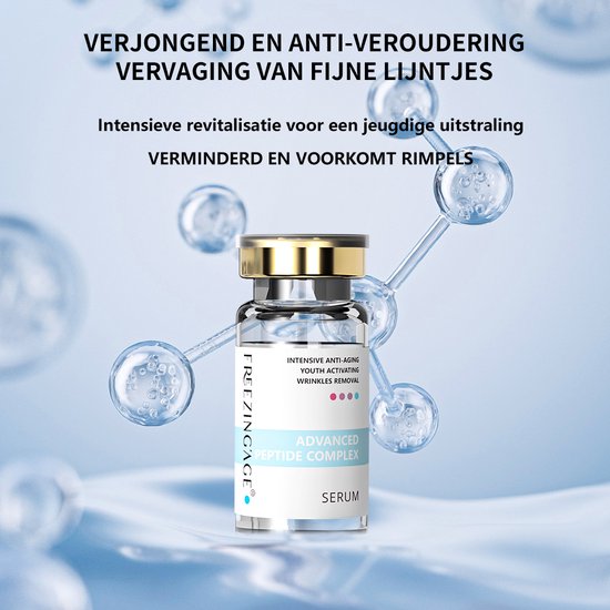 Anti-verouderingsserum  verminderd rimpels en zorgt voor jeugdige uitstraling 