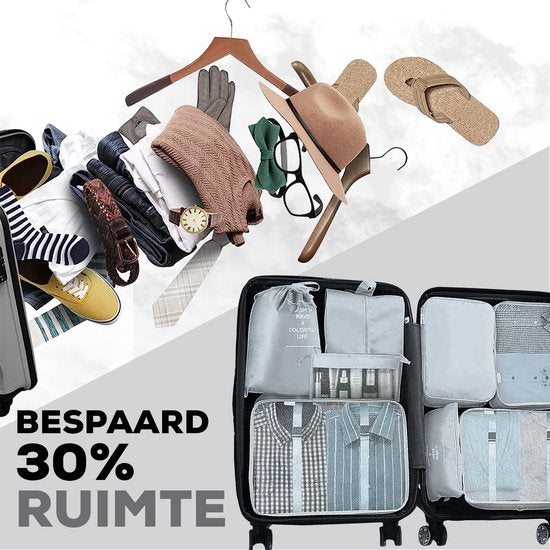 Packing Cubes in koffer 