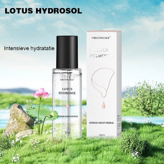 Freezing'Age Gezicht Spray Lotus Hydrosol - Intens Hydraterend en Ontstekingsremmend - 100ml