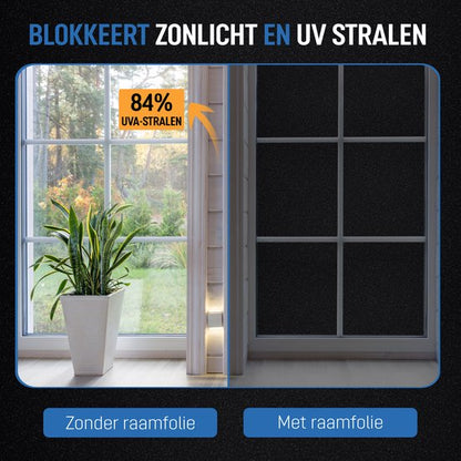 Verduisteringsdoek before/after 