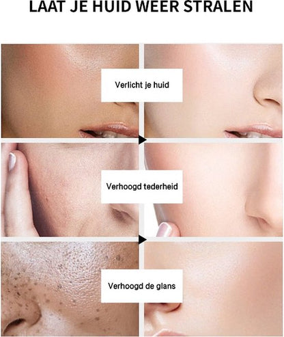 Gezichtsserum before/after 