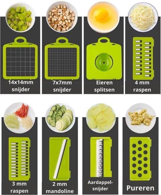 Groentesnijder functies 