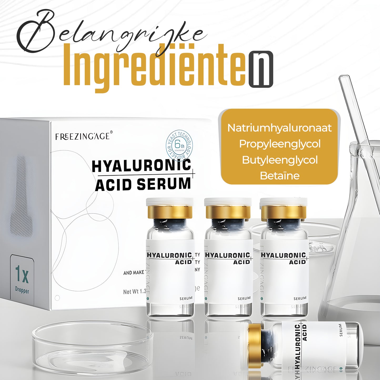 Freezing'Age Hyaluronzuur Serum - 40 ml.