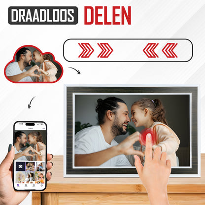 Rock&Rose X14 Digitale Fotolijst - 32 GB - 10.1 Inch.